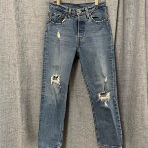 Levi's 501 Distressed 25x26 Jeans
